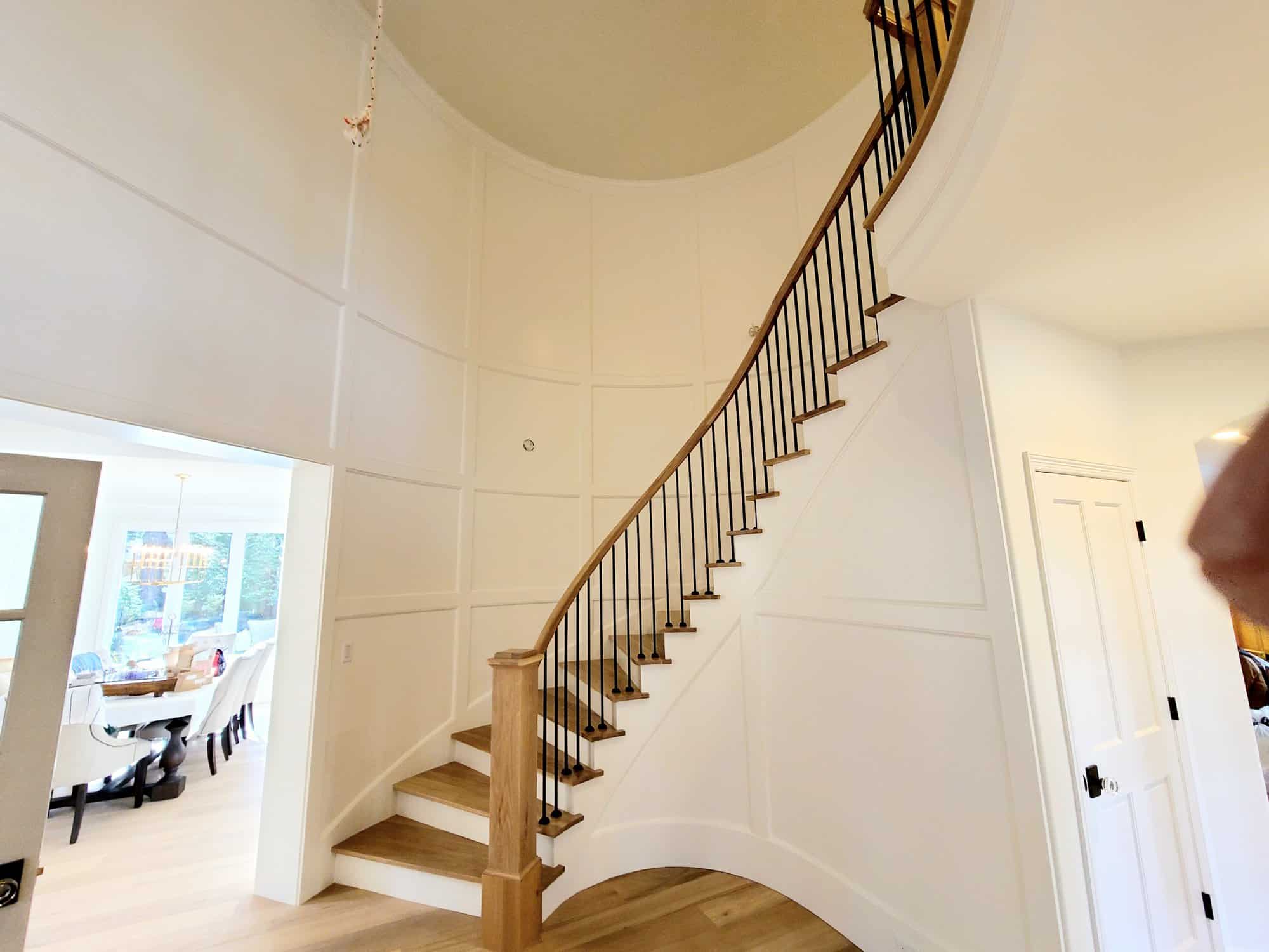 Interior Stairwell Painting Interior Stairwell Painting, painting walls white, color of the year