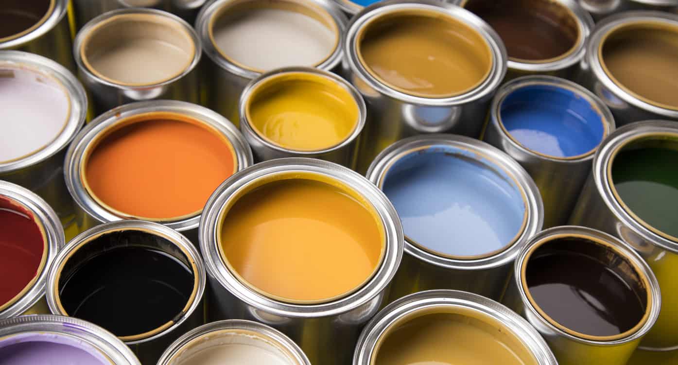 Metal tin cans with color paint how to match paint colors