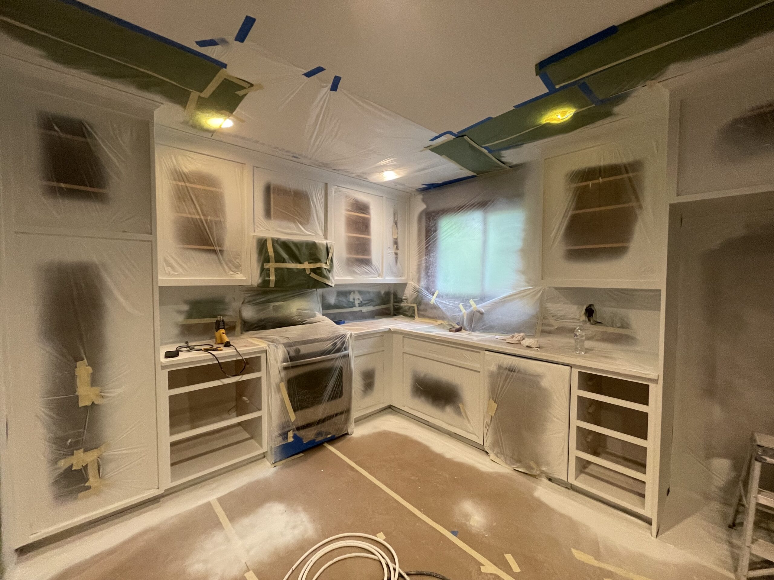 Kitchen cabinet painting in Edmonds, WA