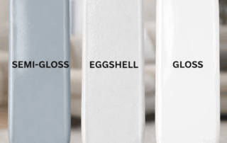 eggshell vs. semi-gloss paint